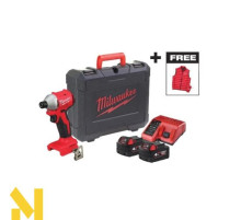Гвинтоверт акумуляторний Milwaukee M18 BLIDRCMC-402C + жилетка