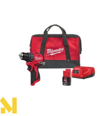 Дриль-шуруповерт акумуляторний MILWAUKEE M12 BLDDRC-201BRF