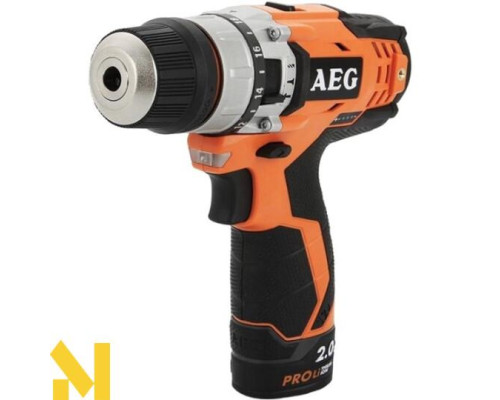 Дриль-шуруповерт акумуляторний AEG BSB12C2LI-KIT2B з набором біт