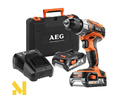 Дриль-шуруповерт акумуляторний AEG BS18C2 LI-202C