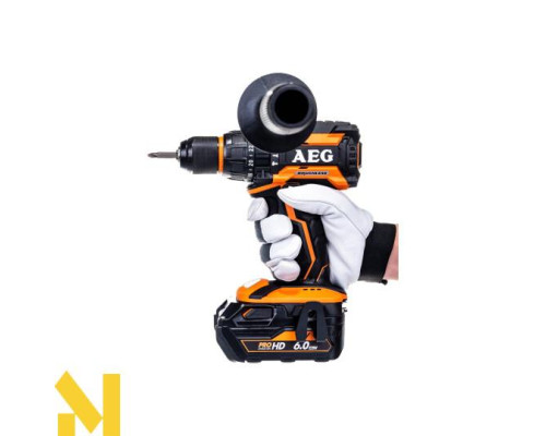Дриль-шуруповерт аккумуляторний ударний AEG BSB18BLLI-602C