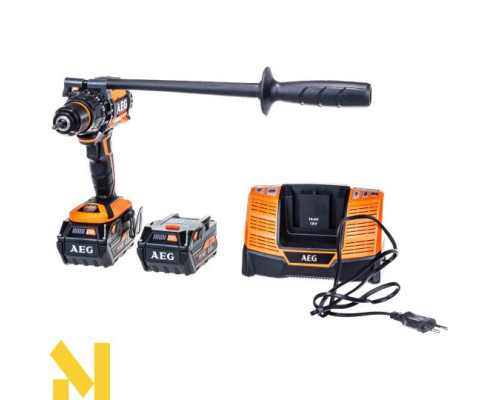 Дриль-шуруповерт аккумуляторний ударний AEG BSB18BLLI-602C