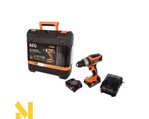 Дриль-шуруповерт аккумуляторний ударний AEG BSB18G3LI-202C
