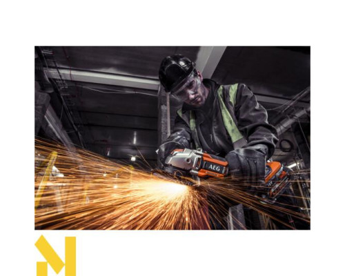 Болгарка (кутова шліфмашина) акумуляторна AEG BEWS18-125BLPX-602C