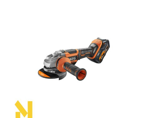 Болгарка (кутова шліфмашина) акумуляторна AEG BEWS18-125BLPX-602C