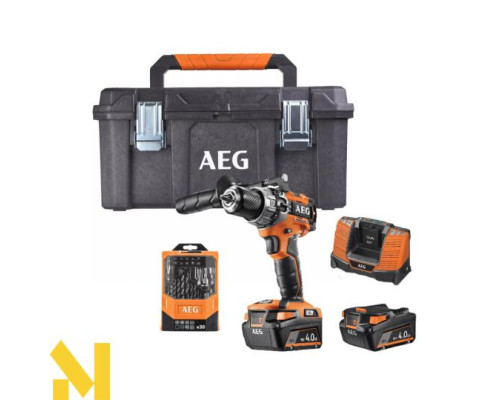 Дриль акумуляторний AEG BSB18C2BL-402TB