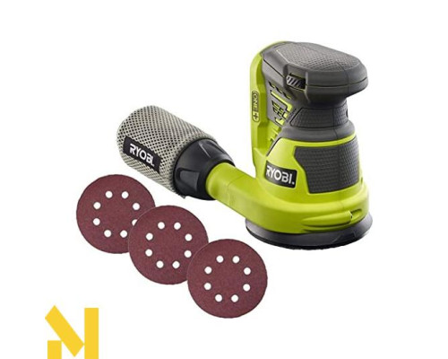 Шліфмашина ексцентрикова акумуляторна Ryobi R18ROS-0 (без АКБ та ЗП)