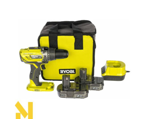 Дриль-шуруповерт ударний Ryobi R18PD3-220S
