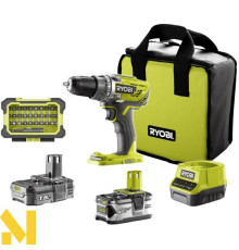 Дриль-шуруповерт акумуляторний Ryobi R18DD3-215S