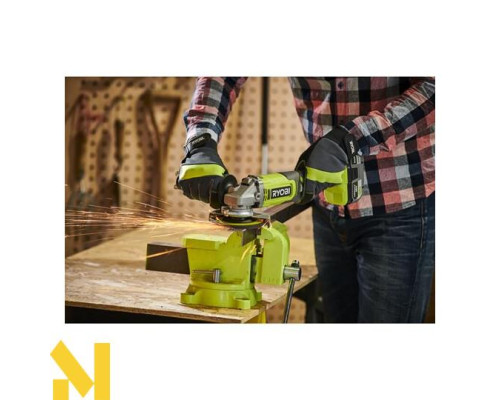 Болгарка (кутова шліфмашина) акумуляторна Ryobi RAG18125-0 (без АКБ та ЗП)