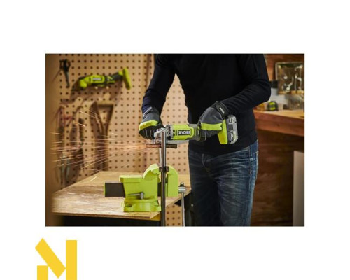 Болгарка (кутова шліфмашина) акумуляторна Ryobi RAG18125-0 (без АКБ та ЗП)