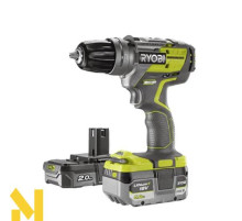 Дриль-шуруповерт акумуляторний RYOBI ONE+ R18PDBL-252VTT