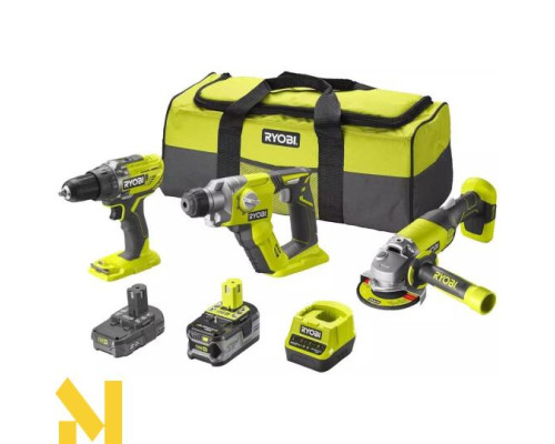 Набір інструментів акумуляторних RYOBI ONE+ RCK183C-242S