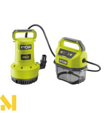 Насос занурювальний акумуляторний Ryobi RY18SPA-0 (без АКБ та ЗП)