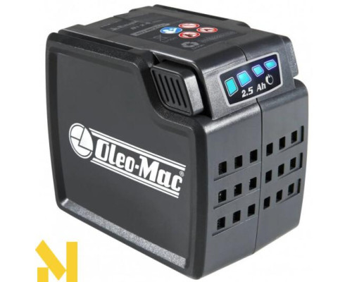 Повітродувка садова акумуляторна Oleo-Mac BVi 60 + АКБ Bi 40В OM 2.5 Аг