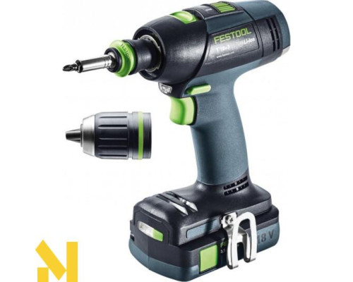 Дриль-шуруповерт акумуляторний Festool T 18+3 Li 3,1-Compact