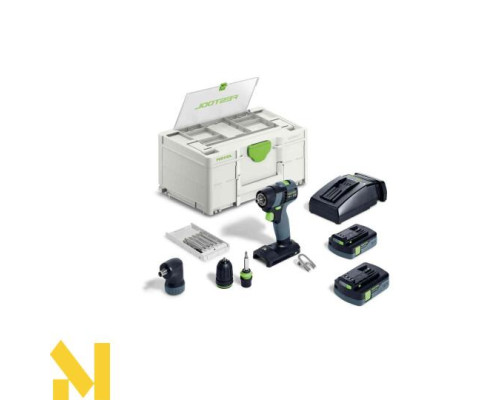 Дриль-шуруповерт акумуляторний Festool TXS 18 C 3,0-Set