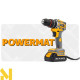 Шуруповерт акумуляторний Powermat PM-WA-21V-2M