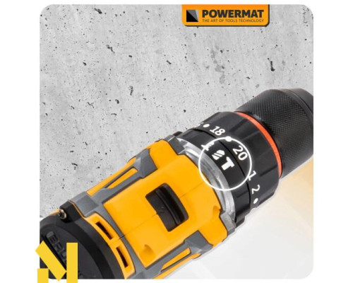 Шуруповерт акумуляторний Powermat PM-WA-21V-2M