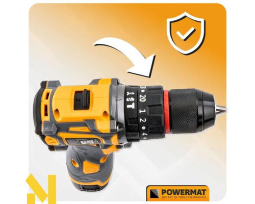 Шуруповерт акумуляторний Powermat PM-WA-16.8V-1.5M