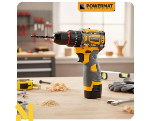 Шуруповерт акумуляторний Powermat PM-WA-16.8V-1.5M