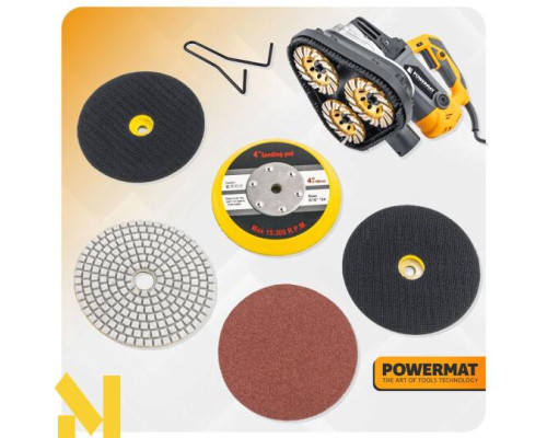 Шліфувальна машина по бетону Powermat PM-SDB-2450M