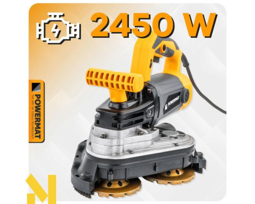 Шліфувальна машина по бетону Powermat PM-SDB-2450M