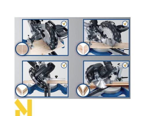 Пила торцювальна Scheppach HM 100 LXU