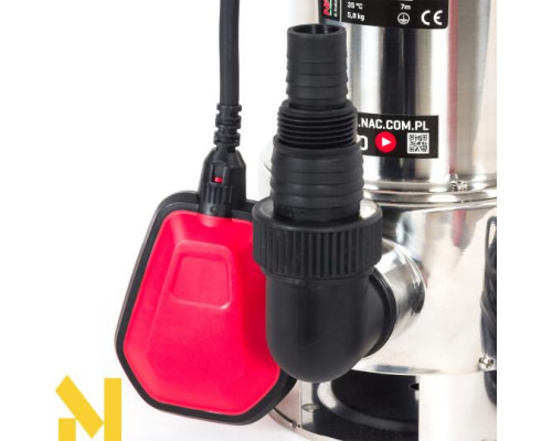 Насос занурювальний NAC SPE75INOX-L