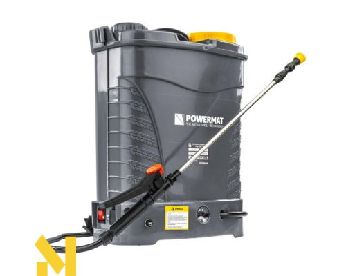Обприскувач акумуляторний ранцевий Powermat PM-OA-16T