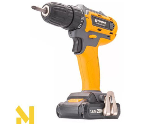 Дриль-шуруповерт акумуляторний Powermat PM-WA-20V-1.5AZT