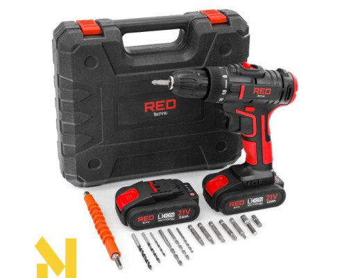 Шуруповерт акумуляторний RED TECHNIC RTWA0075