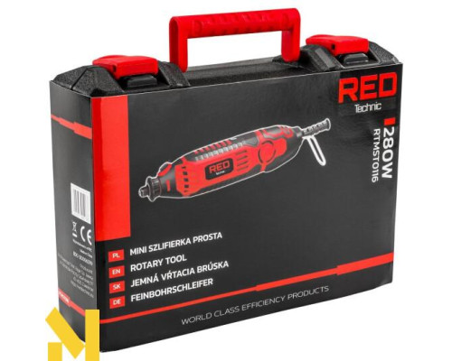 Міні-шліфмашина пряма RED TECHNIC RTMST0116