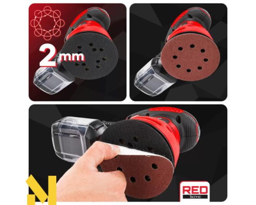 Шліфмашина ексцентрикова RED TECHNIC RTSMO0121