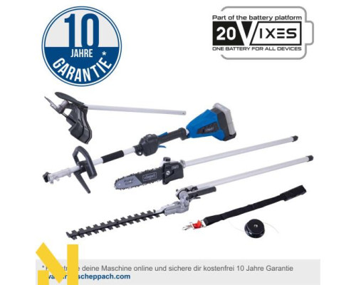 Мультисистема акумуляторна Scheppach MFH400-X (без АКБ та ЗП)