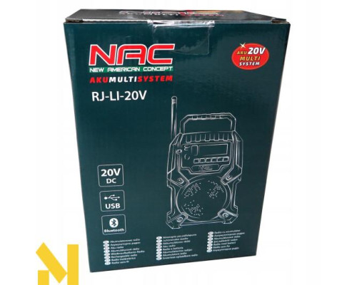 Радіоприймач акумуляторний NAC RJ-LI-20V (без АКБ та ЗП)