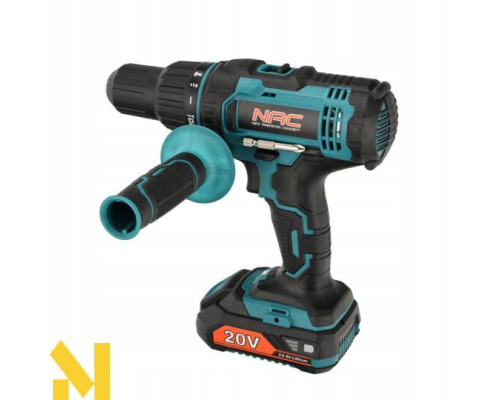 Дриль-шуруповерт акумудяторний NAC CDB-LI-50-20V-2