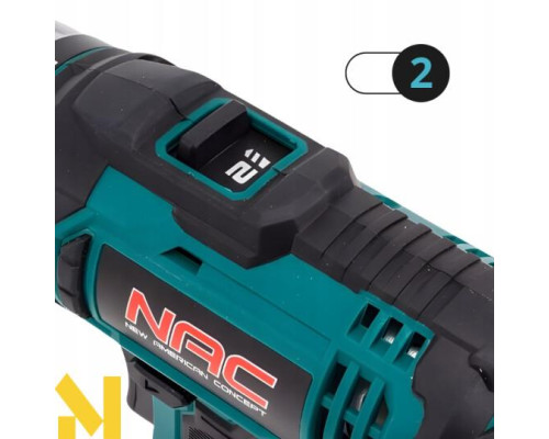 Дриль-шуруповерт акумудяторний NAC CDB-LI-50-20V-2