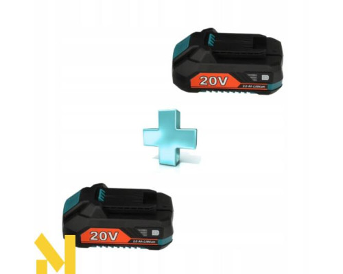 Дриль-шуруповерт акумудяторний NAC CDB-LI-50-20V-2