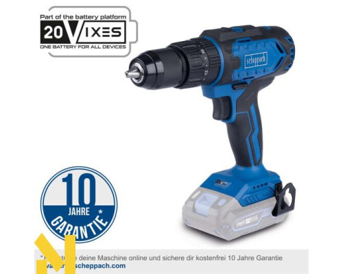 Дриль-шуруповерт ударний акумуляторний Scheppach C-CD45-X (без АКБ та ЗП)