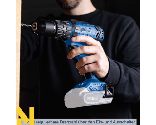 Дриль-шуруповерт ударний акумуляторний Scheppach C-CD45-X (без АКБ та ЗП)