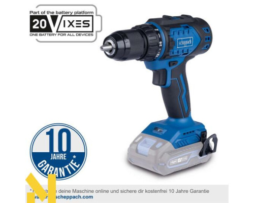 Дриль-шуруповерт ударний акумуляторний Scheppach BC-DD60-X (без АКБ та ЗП)