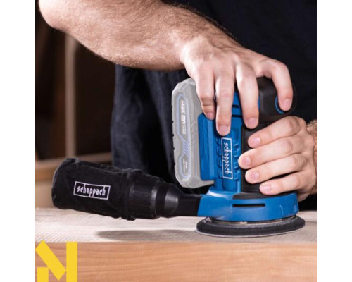 Шліфмашина ексцентрикова акумуляторна Scheppach C-OBS125-X (без АКБ та ЗП)