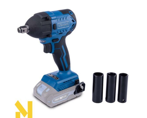 Гайковерт ударний акумуляторний Scheppach BC-IW350-X (без АКБ та ЗП)