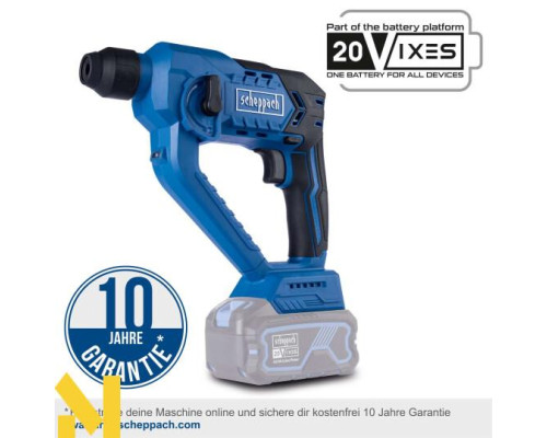 Перфоратор ударний акумуляторний Scheppach C-RHD130-X (без АКБ та ЗП)