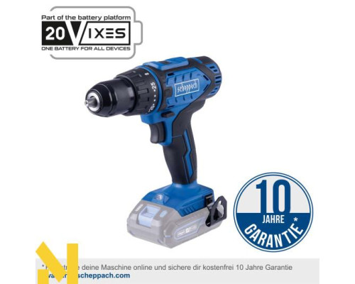 Дриль-шуруповерт ударний акумуляторний Scheppach C-DTB74/1-X з аксесуарами