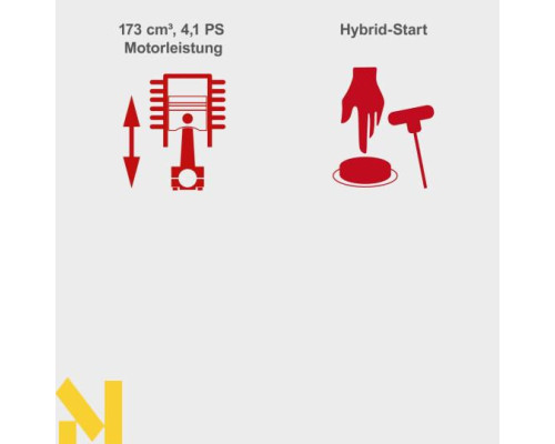 Газонокосарка бензинова Scheppach MS173-51E
