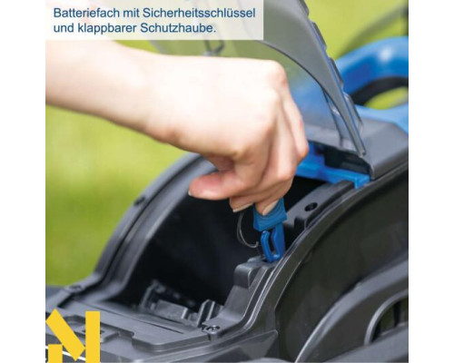 Газонокосарка акумуляторна Scheppach BC-MP320-X Set L