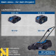 Газонокосарка акумуляторна Scheppach BC-MP320-X (без АКБ та ЗП)