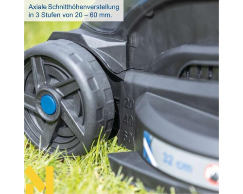 Газонокосарка акумуляторна Scheppach BC-MP320-X (без АКБ та ЗП)